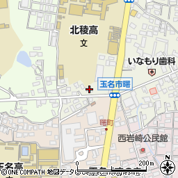 熊本県玉名市立願寺191周辺の地図