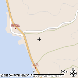 長崎県南松浦郡新上五島町荒川郷672周辺の地図