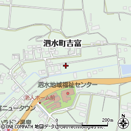 熊本県菊池市泗水町吉富3002周辺の地図