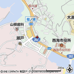長崎県西海市大瀬戸町瀬戸樫浦郷2266周辺の地図