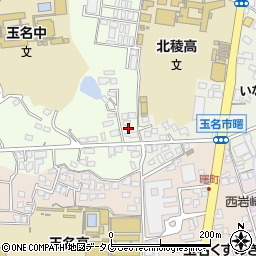 熊本県玉名市中尾499周辺の地図