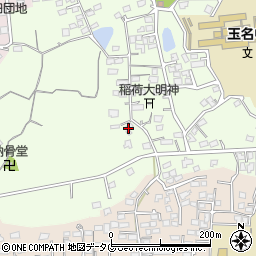 熊本県玉名市中尾203周辺の地図