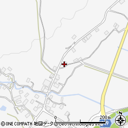 熊本県阿蘇市的石1015周辺の地図