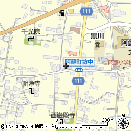 坊中公民館周辺の地図