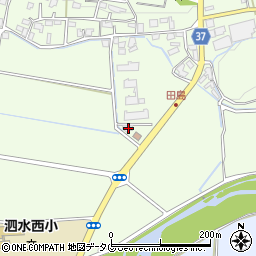 熊本県菊池市泗水町田島214周辺の地図