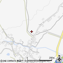 熊本県阿蘇市的石884-1周辺の地図