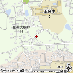 熊本県玉名市中尾429周辺の地図