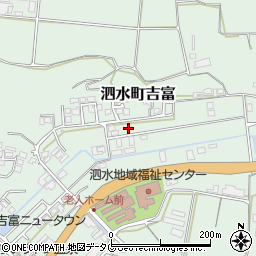 熊本県菊池市泗水町吉富2992周辺の地図