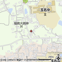 熊本県玉名市中尾420周辺の地図