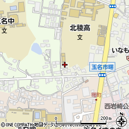 熊本県玉名市立願寺201周辺の地図