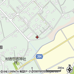 熊本県菊池市泗水町吉富105周辺の地図