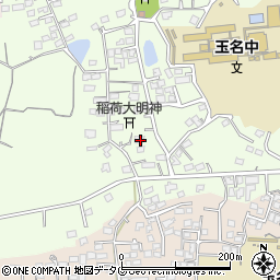 熊本県玉名市中尾283周辺の地図
