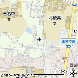 熊本県玉名市中尾502周辺の地図