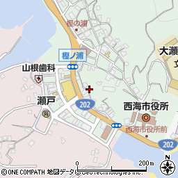 長崎県西海市大瀬戸町瀬戸樫浦郷2271周辺の地図