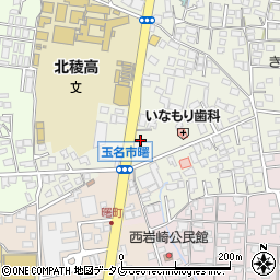 熊本県玉名市立願寺157周辺の地図