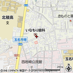 熊本県玉名市立願寺151-2周辺の地図