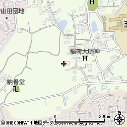 熊本県玉名市中尾215周辺の地図
