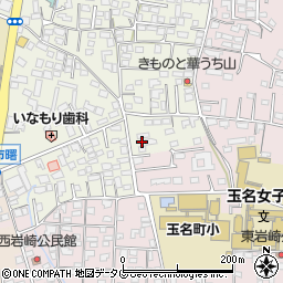 熊本県玉名市立願寺4周辺の地図