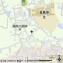 熊本県玉名市中尾419周辺の地図