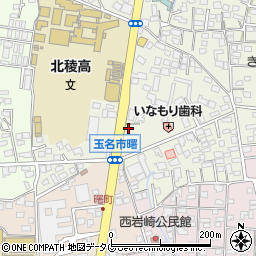 熊本県玉名市立願寺157-1周辺の地図