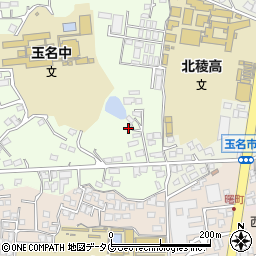 熊本県玉名市中尾484周辺の地図