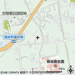 熊本県菊池市泗水町吉富2262-1周辺の地図