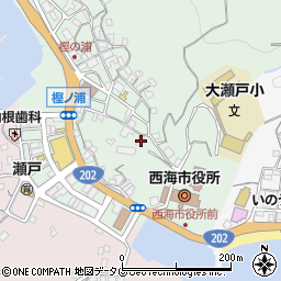 長崎県西海市大瀬戸町瀬戸樫浦郷2325周辺の地図