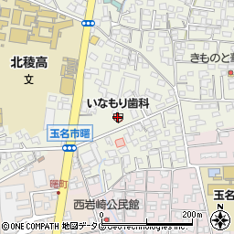 熊本県玉名市立願寺151-1周辺の地図