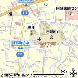 熊本県阿蘇市黒川1508-4周辺の地図