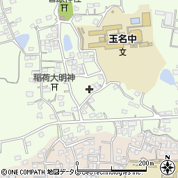 熊本県玉名市中尾419-1周辺の地図