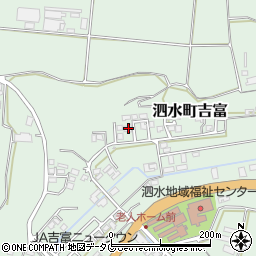 熊本県菊池市泗水町吉富2860周辺の地図
