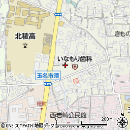 熊本県玉名市立願寺160周辺の地図