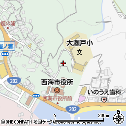 長崎県西海市大瀬戸町瀬戸樫浦郷2205周辺の地図