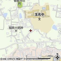 熊本県玉名市中尾416周辺の地図