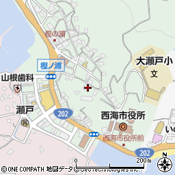 長崎県西海市大瀬戸町瀬戸樫浦郷2327周辺の地図