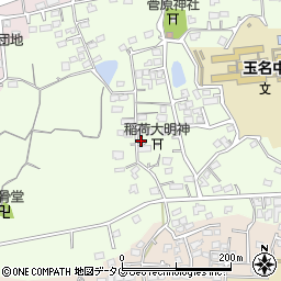 熊本県玉名市中尾274-1周辺の地図