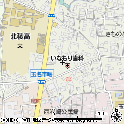 熊本県玉名市立願寺160-2周辺の地図