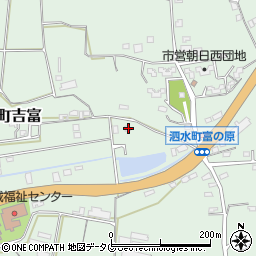 熊本県菊池市泗水町吉富3040周辺の地図