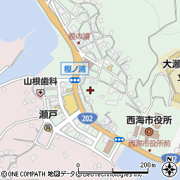 長崎県西海市大瀬戸町瀬戸樫浦郷2301周辺の地図