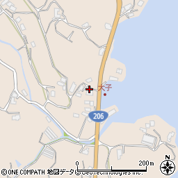 長崎県長崎市琴海形上町1251周辺の地図