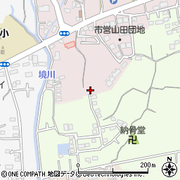 熊本県玉名市山田2187-8周辺の地図