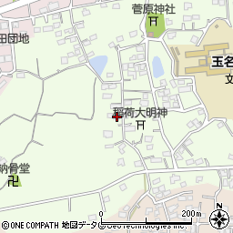熊本県玉名市中尾208周辺の地図