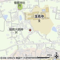 熊本県玉名市中尾415周辺の地図