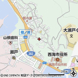 長崎県西海市大瀬戸町瀬戸樫浦郷2326周辺の地図