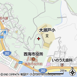 長崎県西海市大瀬戸町瀬戸樫浦郷2208周辺の地図