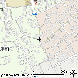 長崎県大村市今津町周辺の地図