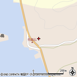 長崎県南松浦郡新上五島町荒川郷777周辺の地図