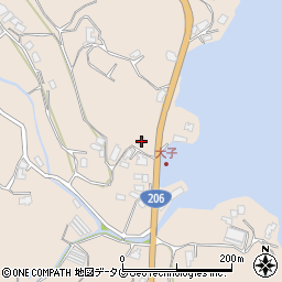 長崎県長崎市琴海形上町1249周辺の地図
