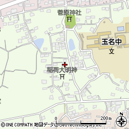 熊本県玉名市中尾268周辺の地図