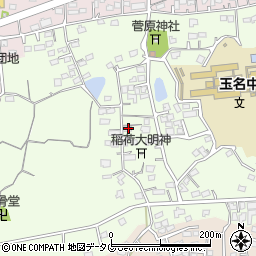 熊本県玉名市中尾272周辺の地図